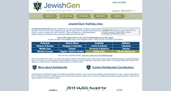 Desktop Screenshot of kehilalinks.jewishgen.org