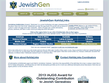 Tablet Screenshot of kehilalinks.jewishgen.org